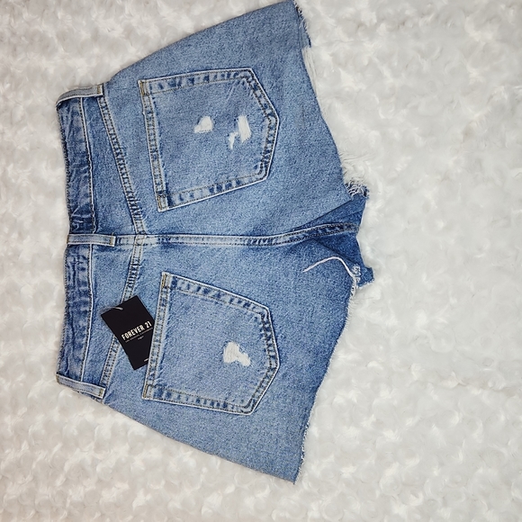 Forever 21 Distressed Cut-off Shorts - Picture 2 of 9